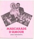 Publicitaire " Mascarade D'amour " Avec Mirtha Legrand Et Armando Calvo - Autres & Non Classés