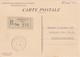 MAROC  Carte Maximum  Inauguration Du Monument Leclerc  Avr. 1951 (en Recommandé) - Lettres & Documents