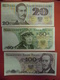 LOT 3 BILLETS POLOGNE SPLENDIDE 20,50 Et 100 ZLOTYCH De 1982, 1988 Et 1988 - Pologne