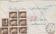 ITALIEN 1936 - 5 C + 7x10 C Nachporto Auf Brief Trento > Berlin - Postage Due