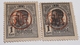 Romania 1918  King Carol I ,1 Ban Black, Overprint PTT REDD, , UNUSED ,MNH - Ungebraucht