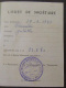 Livret De Sociétaire De La Caisse Mutualiste Chirurgicale Du Cher + Vignettes De Cotisations - 1951 à 1970 - Documents Historiques