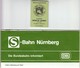 Germany Nurnberg 1983 / S Bahn / Metro / Subway / Trains / Railway / Ticket + Plan / First Ride - Europa