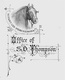 Papier à Lettre Illustré Office Of S.D. THOMPSON "Vivent Les Percherons" * Cheval Percheron ° Stern Graveur Paris - Non Classés