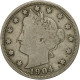 Monnaie, États-Unis, Liberty Nickel, 5 Cents, 1904, U.S. Mint, Philadelphie - 1883-1913: Liberty (Liberté)