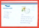 Czech Republic 2006. Flowers. Narcissus. Envelope Passed The Mail. Par Avion. - Covers & Documents