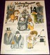 Delcampe - 1929 Lustige Blätter - Lot Of 8 Original Lithograph Prints, Comics Art Deco - Andere & Zonder Classificatie