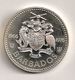 Barbades - 5 Dollars Argent Silver 1976 - Barbados (Barbuda)