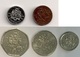 Barbades - 1 Cent 1976 - 10 Cents 1976 - 10 Cents 2012 - 25 Cents 2008 - 1 Dollar 2012 - Barbados