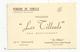 Carte De Visite , RESTAURANT , BAR , PENSION LES TILLEULS , 65 , PIERREFITTE-NESTALAS - Visiting Cards