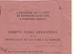1939-46 Camp D'internement De Pithiviers :Compte Rendu D'exécution De La Notification De Captivité à La Famille. (2 Scan - Documents Historiques