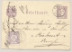Nederland - 1880 - 2,5 Cent Cijfer Op 2,5 Cent Briefkaart Van KR EINDHOVEN Naar Stuttgard / Pruissen - Brieven En Documenten