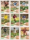 9 Cartes Panini Football 1994 Cards Official. Roy Thern Gascoigne Mancini Balbo Hassler Winter Aguilera Pagliuca - Other & Unclassified