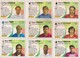 9 Cartes Panini Football 1994 Cards Official. Roy Thern Gascoigne Mancini Balbo Hassler Winter Aguilera Pagliuca - Other & Unclassified