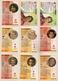 9 Cartes Panini Football 1994 Cards Official. Baresi Maldini Futre Rai Guerin Le Guen  Pelé Voller Plancque - Other & Unclassified