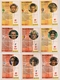 9 Cartes Panini Football 1994 Cards Official. Lambert Haon Marquet Durix Clément Paille Madar  Micciche Castro - Other & Unclassified