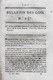 8 Page (15 Sides) Napoleonic Bulletin.  Ref 0557 - Historical Documents