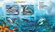 Comores MNH Dolphins Imperforated Sheetlet And SS - Dolphins