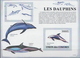 Comores MNH Dolphins Imperforated Sheetlet And SS - Dolphins