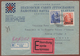 YUGOSLAVIA, REGISTERED-EXPRESS CHESS-SCHACH-ECHECS LETTER To SWITZERLAND 1950 RARE!!!!!!!!!!! - Covers & Documents