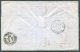 1863 Switzerland GB Cover Uster - Liverpool. Aarau / Winterthur, Chur / Zurich Railway TPO - Briefe U. Dokumente