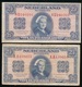 2 BILJETTEN TWEE EN EEN HALVE GULDEN 1945 - 2 AFBEELDINGEN - 2 1/2 Gulden