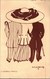 ! 1909 Künstlerkarte Sign. Aris Mertzanoff ?, Le Chapeau, Hutmode, Art Nouveau - Mode