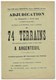 ARGENTEUIL CATALOGUE De Vente Par ADJUDICATION 74 TERRAINS 1905 - Documents Historiques