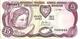 CYPRUS 5 LIRA -POUNDS PURPLE WOMAN HEAD FRONT LANDSCAPE DATED 01-09-1995 P54b VF+ READ DESCRIPTION !! - Cyprus