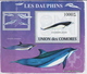 Comores MNH Dolphins Set Of 6 Deluxe SSs - Dolphins