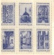 NOTRE DAME DE LIESSE 3e CONGRES MARIAL 1134-1934 8em CENTENAIRE COMPOSE DE 18 TIMBRES - Cristianismo