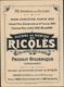 6 Chromos Ricqlès Alcool Menthe Proverbes H Gerbault Qui Aime Bien Plus Petit Que Soi L'occasion Larron Qu'un Son Cloche - Autres & Non Classés