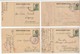 Delcampe - Yugoslavia 1945 Censor Marks Collection - DFJ Ovptd. Serbia German Occupation Stationeries B180720 - Briefe U. Dokumente