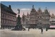 ANTWERPEN / GROTE MARKT EN BRABO / OORLOG 1914-18 / FELDPOST STEMPEL A LDST FUSS ART BAT 1916 - Antwerpen