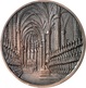 ESPAÑA. MEDALLA CENTENARIO ELEVACIÓN A BASÍLICA DE LA CATEDRAL DE BARCELONA. 1.967. ESPAGNE. SPAIN MEDAL - Profesionales/De Sociedad