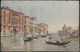 VENETO - VENEZIA - CANAL GRANDE - FORMATO PICCOLO - VIAGGIATA1922 FRANCOBOLLO ASPORTATO - Venezia