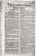 1669 London Gazette, Number 374,  An Early, Single Sheet Newspaper.  Ref 0560 - Historical Documents