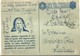 863 " FRANCHIGIA MILITARE-1942-PROPAGANDA-AZZURRO-LINEA ANZICHE' FASCIO " CART POST. ORIG   SPED. - Altri & Non Classificati