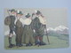 Ref 5714 Cpa Scéne Du Tyrol Avec Deux Femmes Et Deux Hommes En Costumes Tradtionnels. Signé CB - Personnages