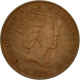 Monnaie, Isle Of Man, Elizabeth II, Penny, 1985, Pobjoy Mint, TTB, Bronze - Isla Man