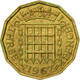 Monnaie, Grande-Bretagne, Elizabeth II, 3 Pence, 1962, TTB, Nickel-brass, KM:900 - F. 3 Pence