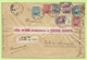 BZ 88+89+90+91 (opdruk Eupen) Op Brief AANGETEKEND Stempel HERBESTHAL !!!!! RARE   (B8640) - OC55/105 Eupen & Malmédy