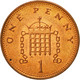 Monnaie, Grande-Bretagne, Elizabeth II, Penny, 1998, TTB, Copper Plated Steel - 1 Penny & 1 New Penny