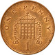 Monnaie, Grande-Bretagne, Elizabeth II, Penny, 1998, TTB+, Copper Plated Steel - 1 Penny & 1 New Penny