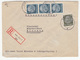 Gars (Inn) Registered Letter Cover Travelled 1937 To Munchen B180725 - Briefe U. Dokumente