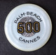 Jeton Casino "500 (Francs) Palm Beach Cannes - French Riviera Casino Chips Token - Casino