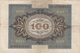 100 MARK Reichsbanknote 1920, Umlaufschein, Gebrauchsspuren, Gefaltet - 100 Mark