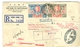 1946 Hong Kong Victory FDC Regd. To UK Redirected & With "Found Damaged" Tape/script. FMOZ Reg. - Lettres & Documents