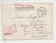 Correspondance Des Prisonniers De Guerre , Allemagne , Kriegsgefangenenpost ,1941 , Stalag IX B , 2 Scans - Lettres & Documents
