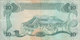 LIBYA 10 DINARS 1984 P-51 SIG/2 MISLLATI PREFIX 45 VF  */* - Libië